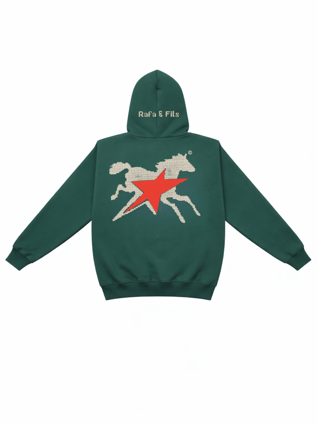 Stella equestrian raglan hoodie