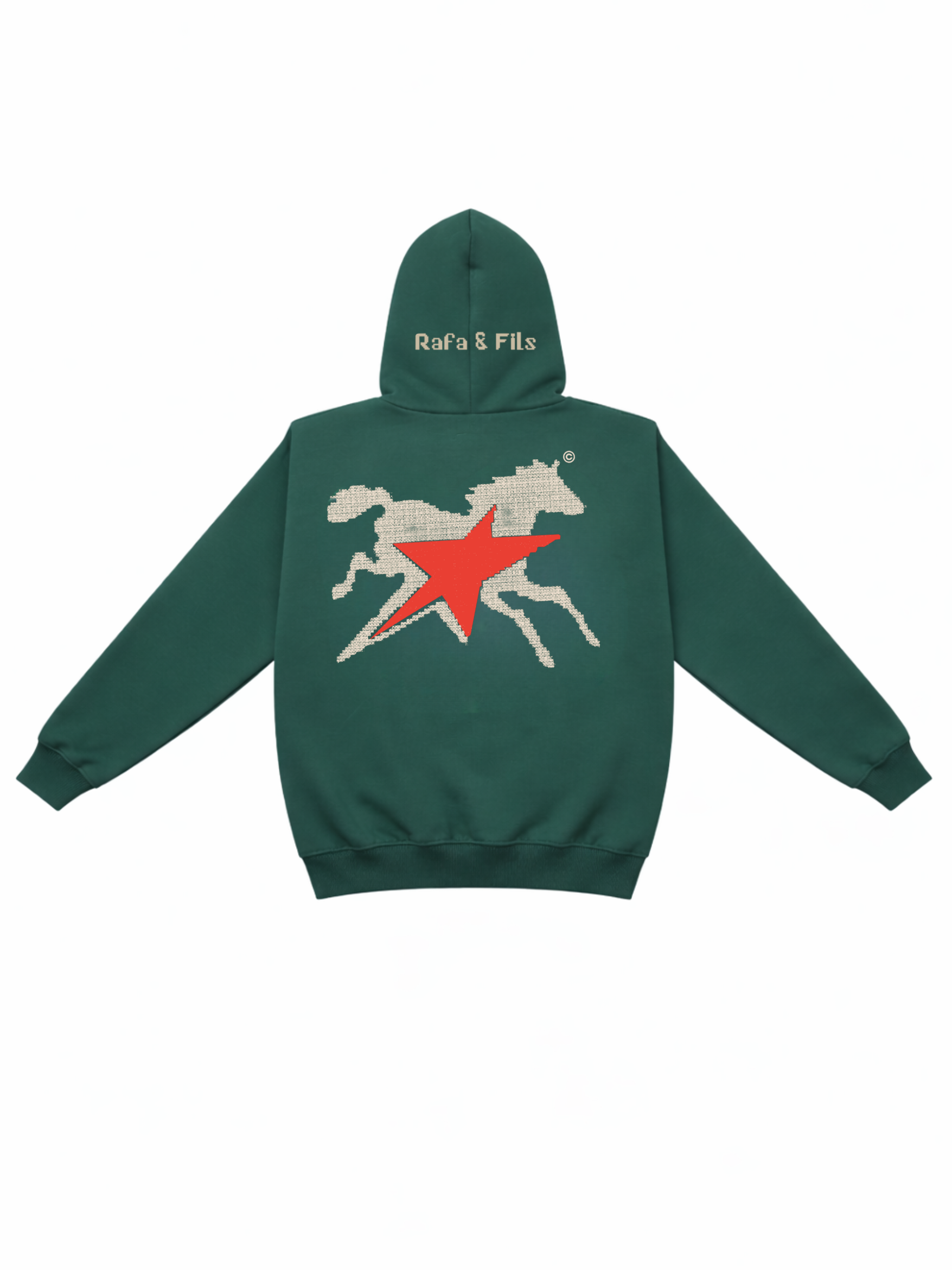 Stella equestrian raglan hoodie
