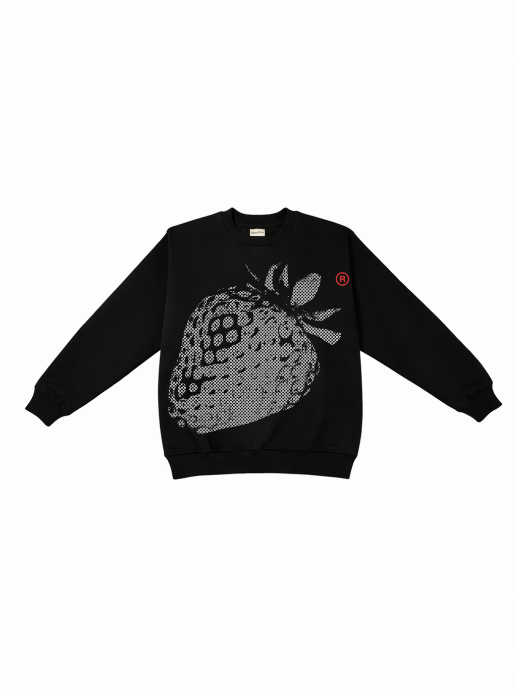 Halftone strawberry sweatshirt