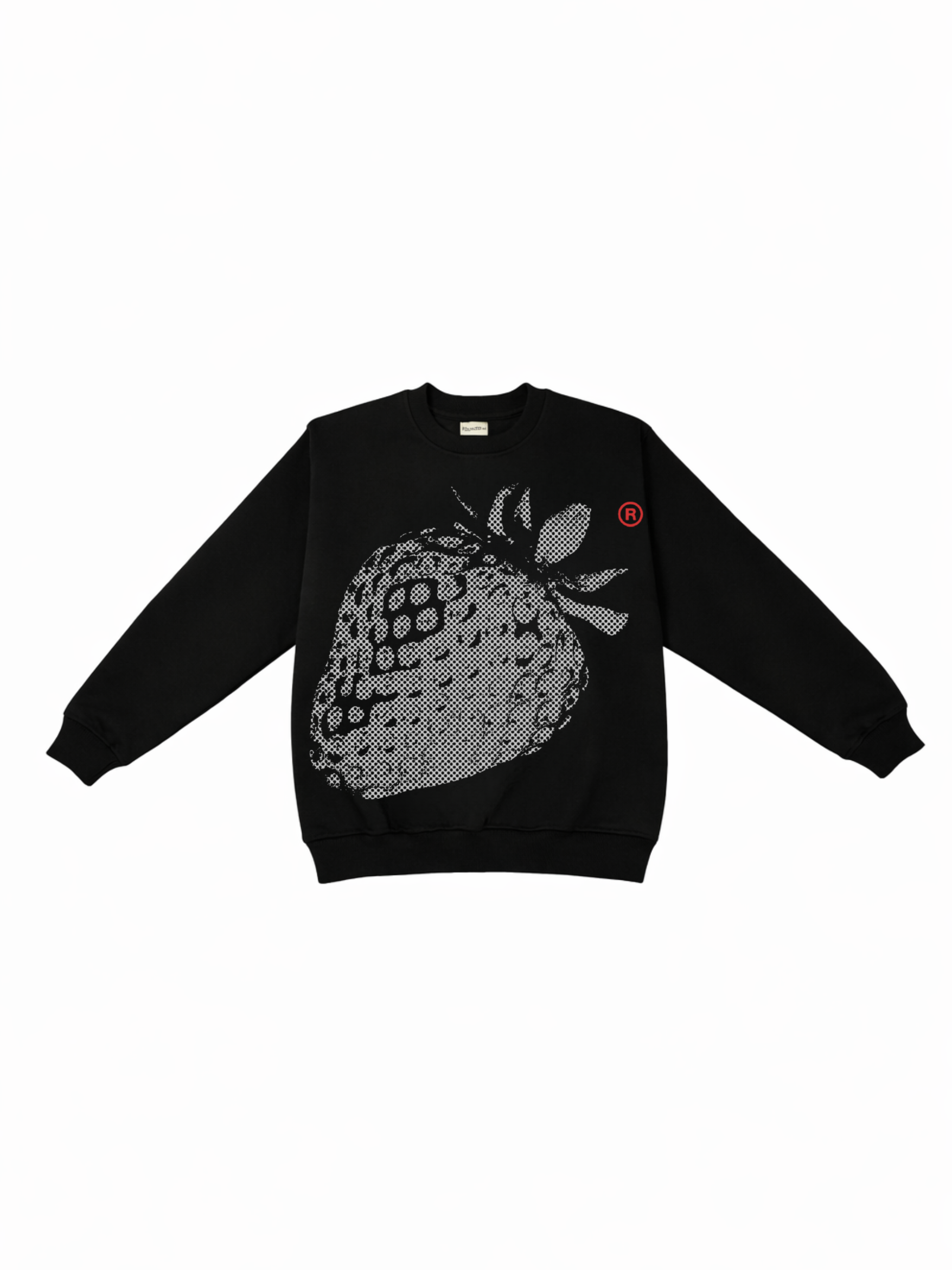Halftone strawberry sweatshirt