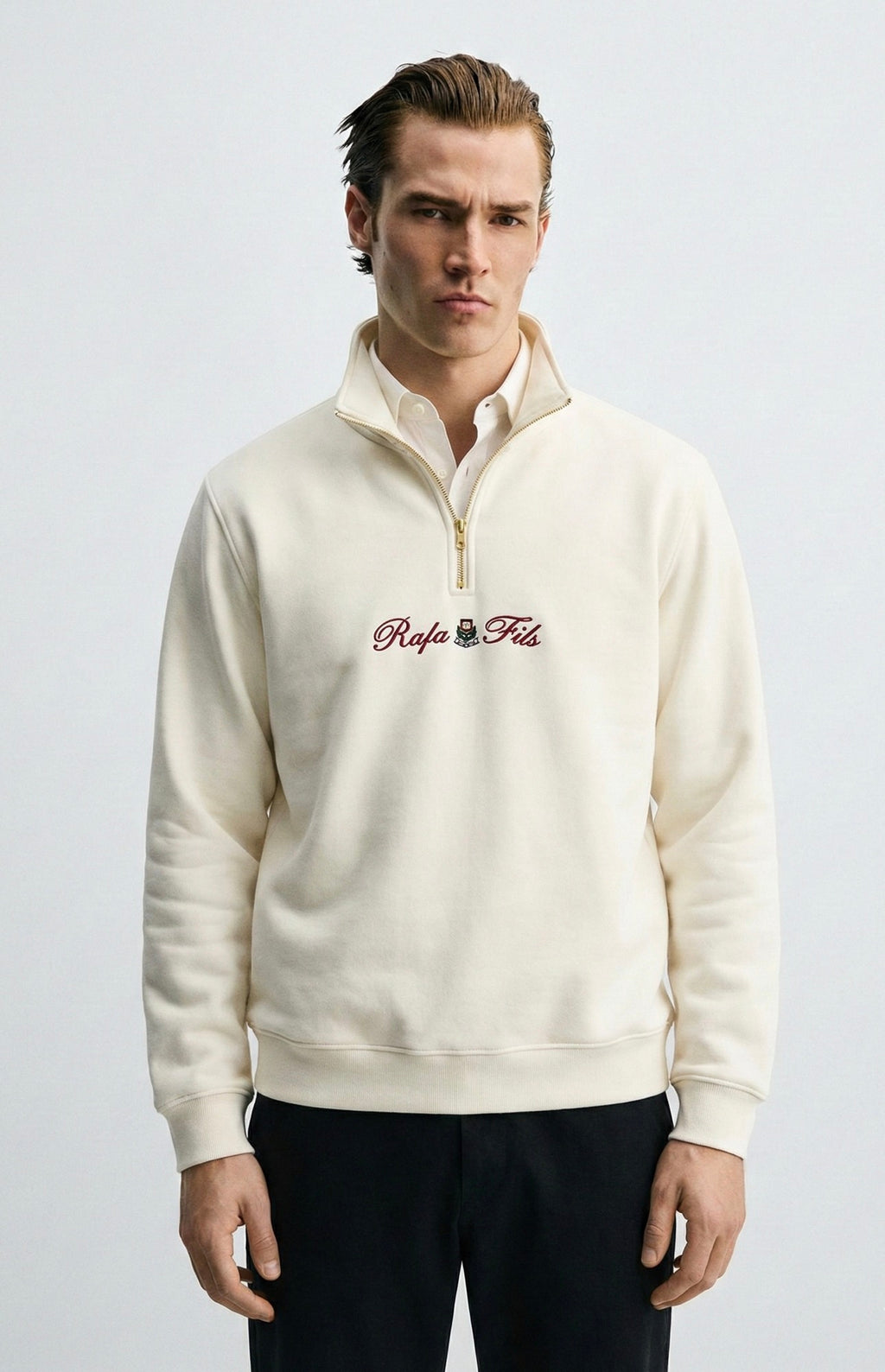 R&f country club quarter zip