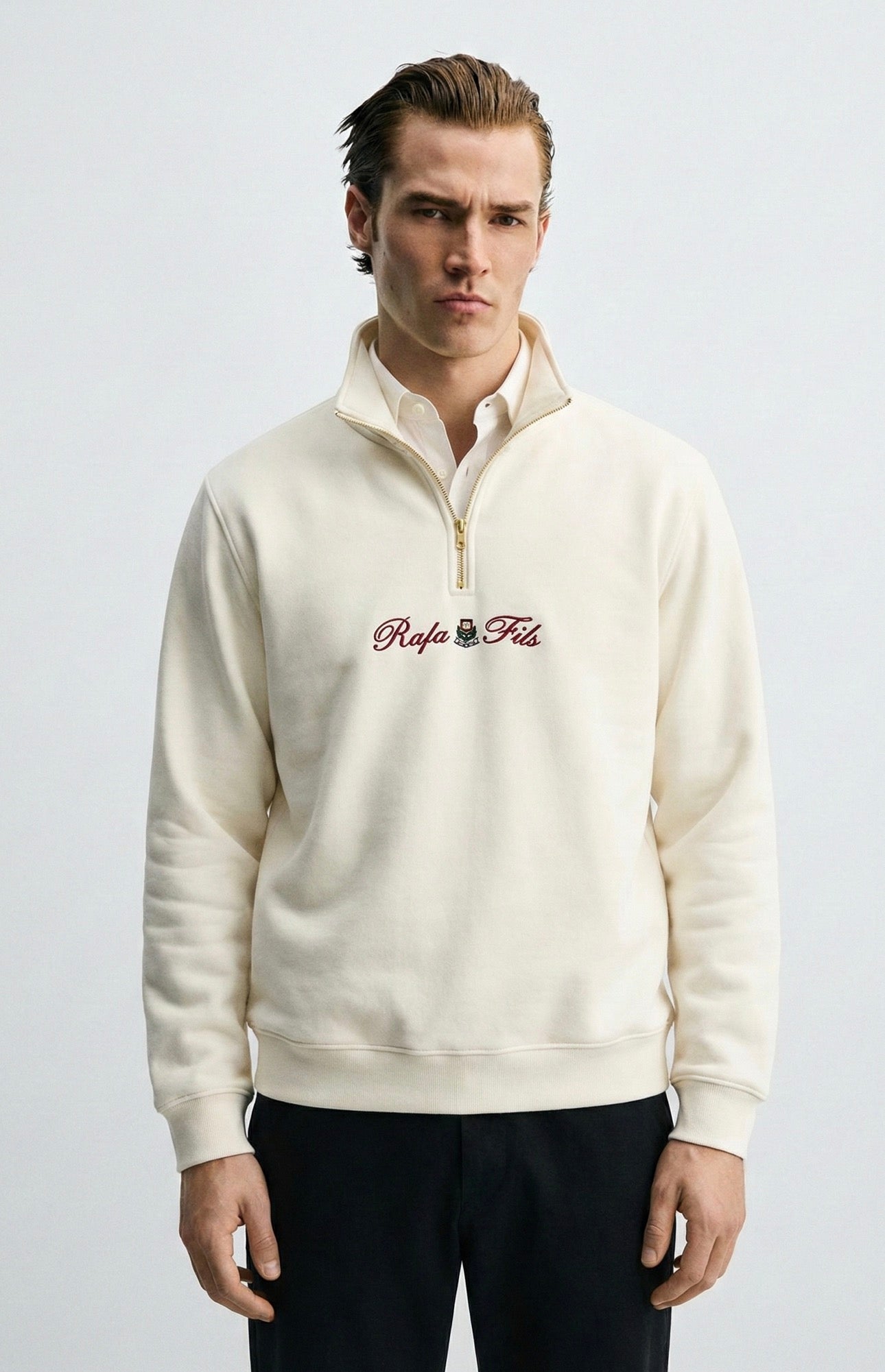 R&f country club quarter zip