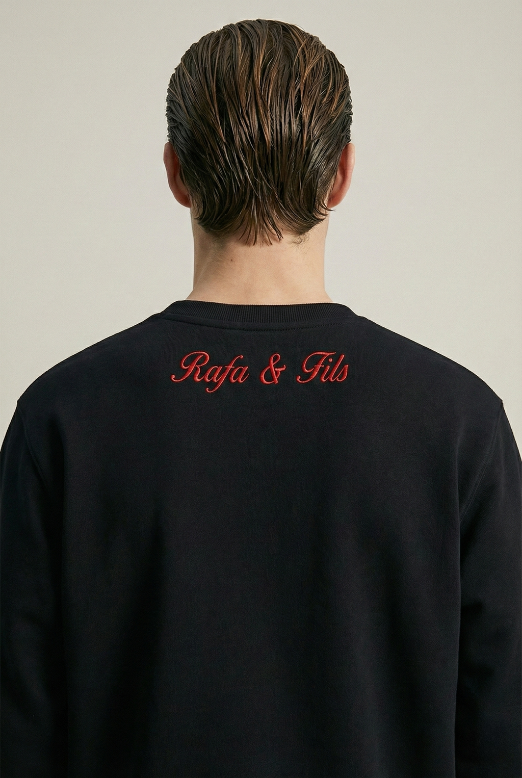 Halftone strawberry sweatshirt