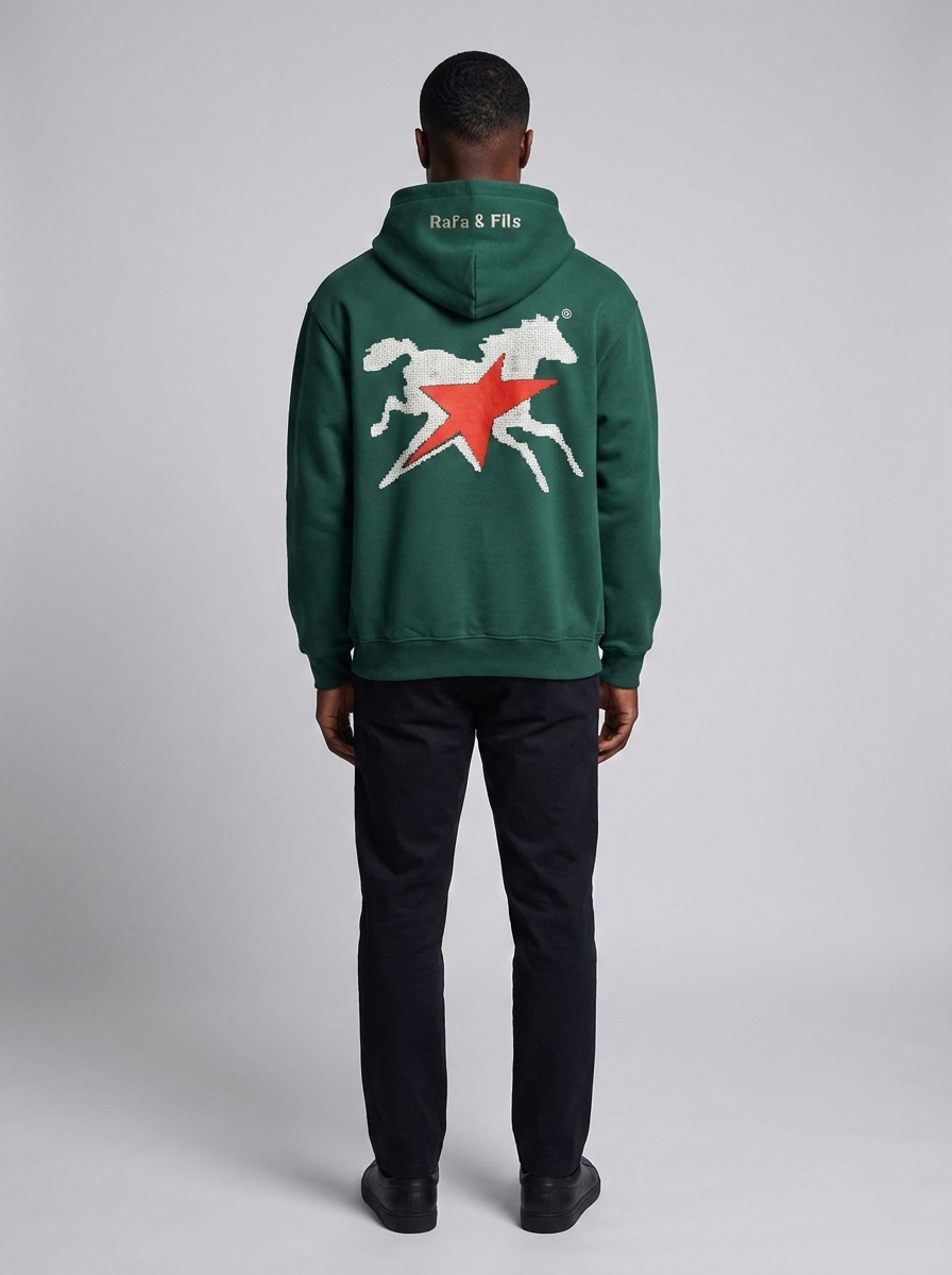 Stella equestrian raglan hoodie