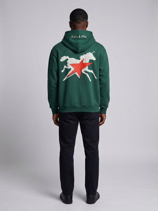 Stella equestrian raglan hoodie