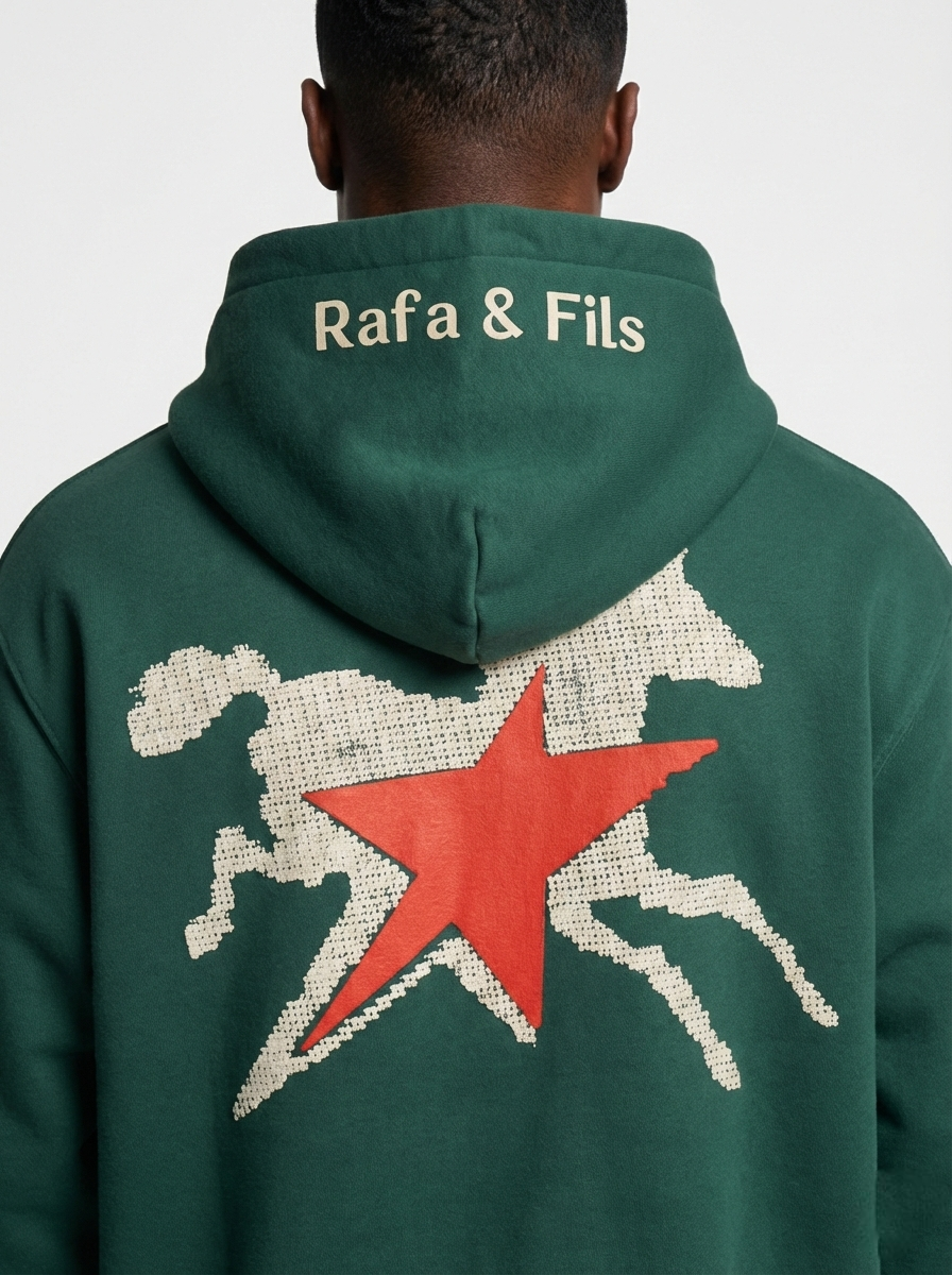 Stella equestrian raglan hoodie